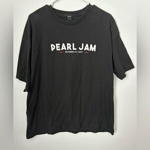 Pearl Jam Black Graphic Men's Tee XXG/TTG